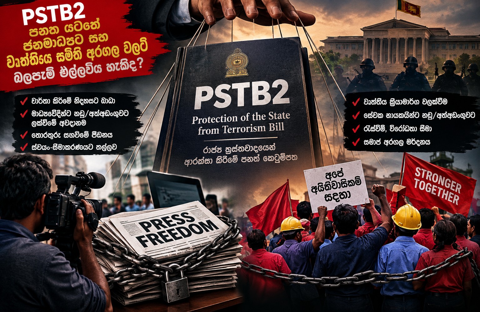 Is the PTA abrogation? Is it a control over media freedom and trade union struggles? 